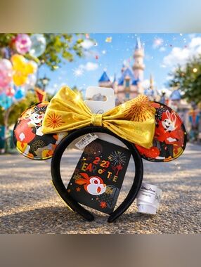 Disney Parks 2023 Year of the Rabbit Minnie Ears 🐰 Lunar New Year Loungefly NWT